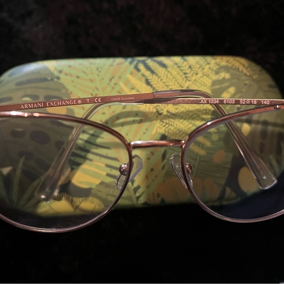 Armani Exchange AX10346103 Eyeglasses- Gold - Picture 1 of 4